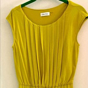 Calvin Klein Pleated Dress